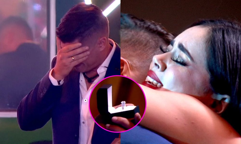 Ignacio Baladán proponiendo matrimonio a Natalia 'La Segura' en "La Casa de los Famosos Colombia